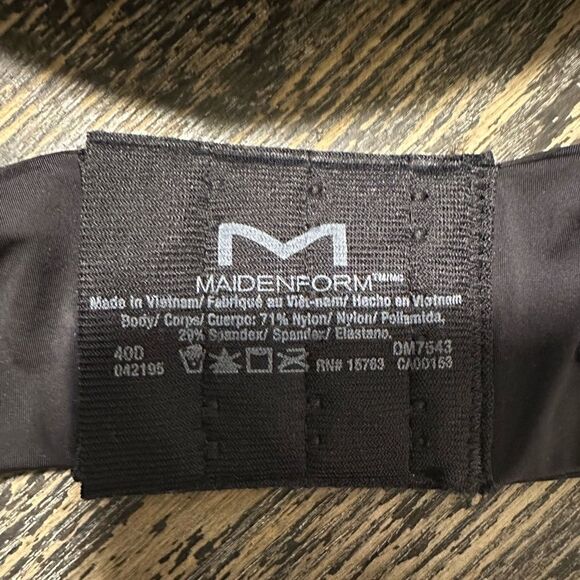 Maidenform One Fabulous Fit™ Body Black Underwire T-Shirt Demi Cup Bra 40D NWT - Picture 9 of 10